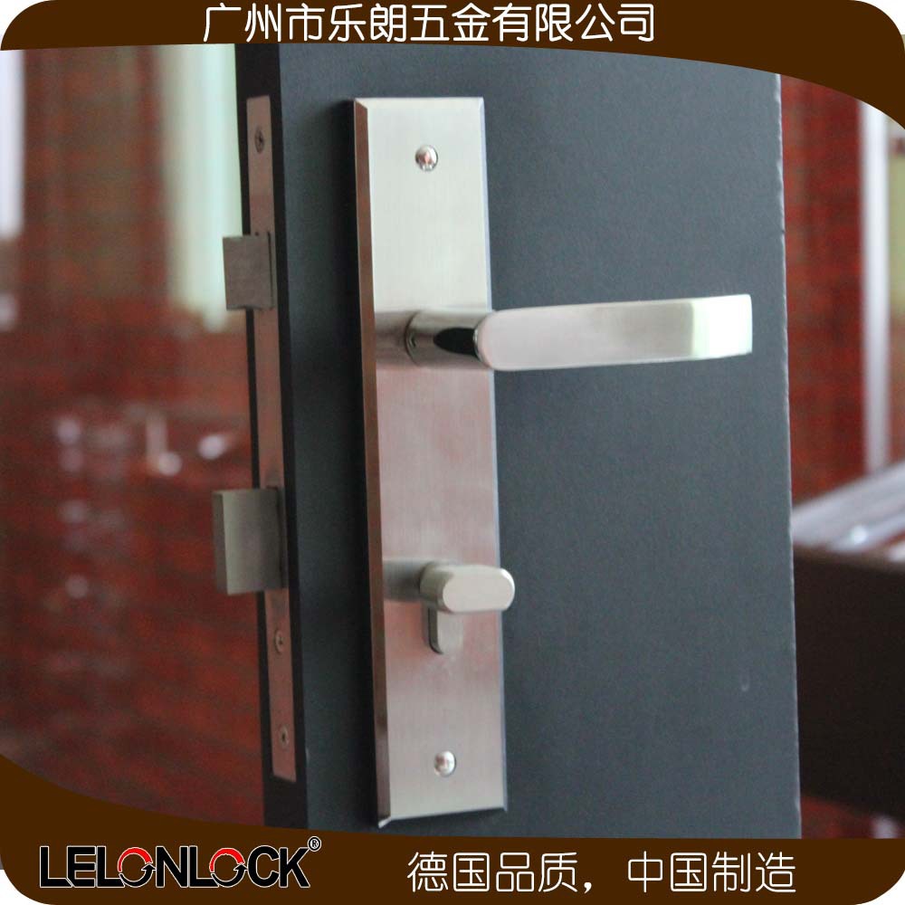 樂(lè)朗五金不銹鋼面板房門鎖