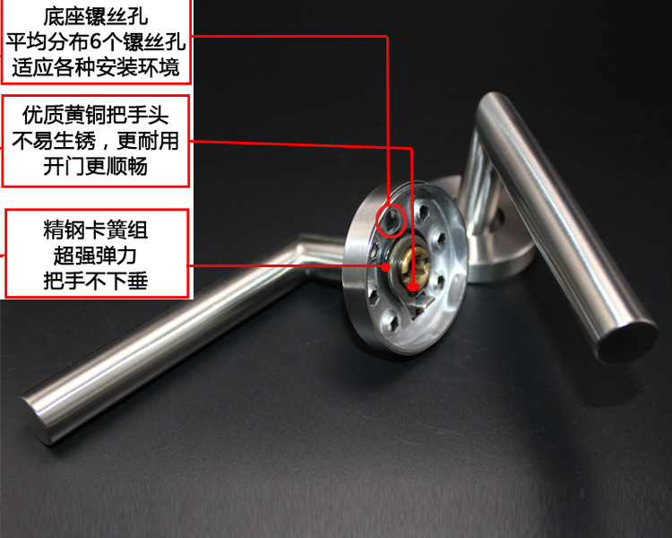 樂(lè)朗五金RTH-03 不銹鋼彎管空心門(mén)把手