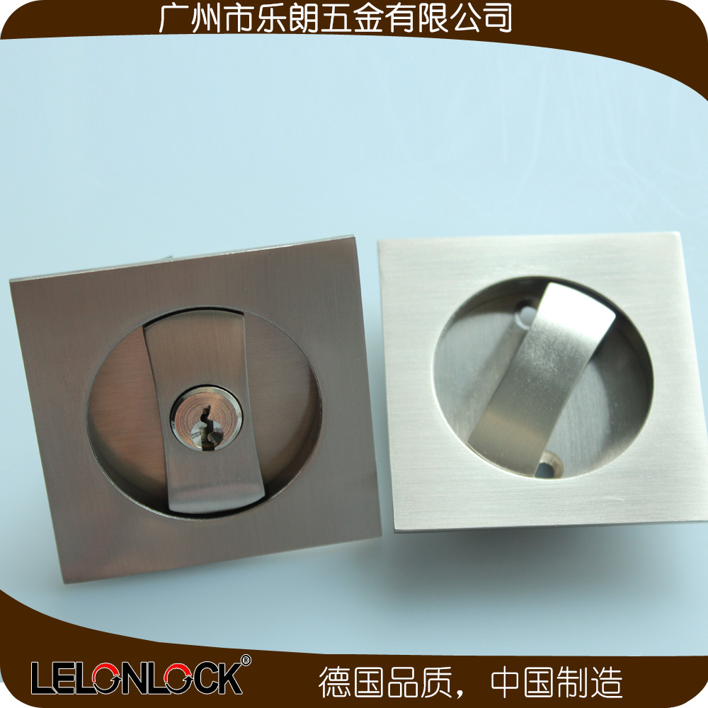 樂(lè)朗五金RSL-602ET 移門拉門方形鎖（帶鎖體鑰匙）